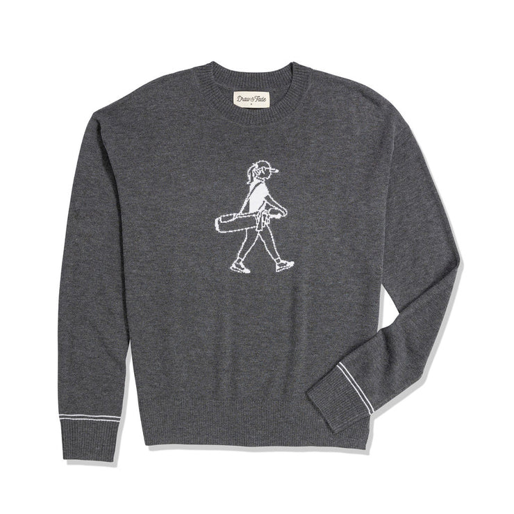 Walking Girl Crewneck