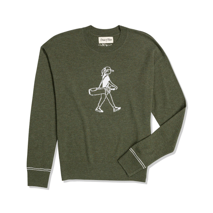 Walking Girl Crewneck